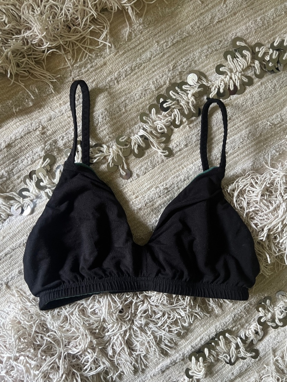 Hu-ha Triangle Bra Black Size Small